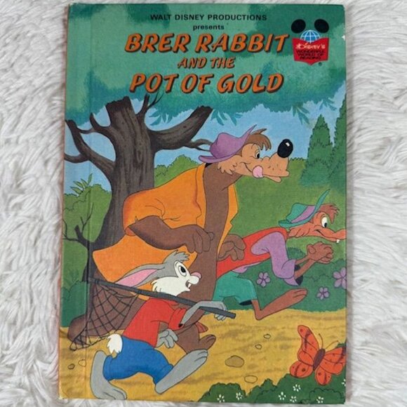 Vintage Set of 3 Disney Brer Rabbit Children's Books - Picture 2 of 13